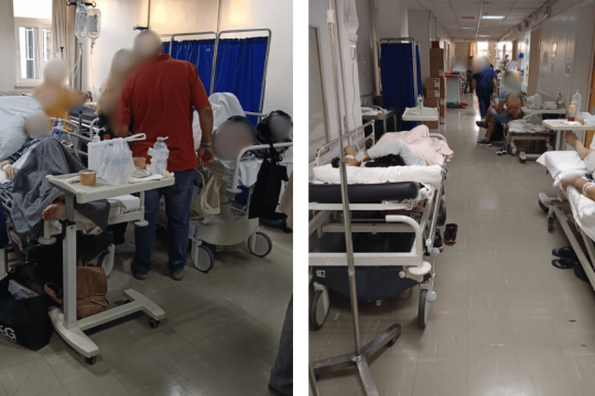 Ράντζα στους διαδρόμους του νοσοκομείου Αλεξάνδρα